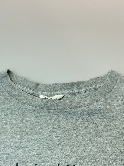 【中古品】【メンズ】 CAVIN KLEIN カルバンクライン SS LOGO TEE 90S USA製 半袖 ロゴ Tシャツ 90年代 アメリカ製 メンズ トップス 141-250624-em-12-min サイズ：S カラー：グレー 万代Net店