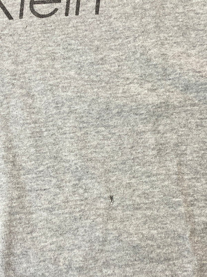 【中古品】【メンズ】 CAVIN KLEIN カルバンクライン SS LOGO TEE 90S USA製 半袖 ロゴ Tシャツ 90年代 アメリカ製 メンズ トップス 141-250624-em-12-min サイズ：S カラー：グレー 万代Net店