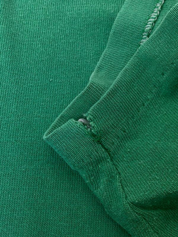 【現状渡し品】【メンズ】 RUSSEL ラッセル 80S USA製 SS PRINT TEE 80年代 アメリカ製 半袖 プリント Tシャツ メンズ トップス 146-250624-em-05-min サイズ：M カラー：グリーン 万代Net店