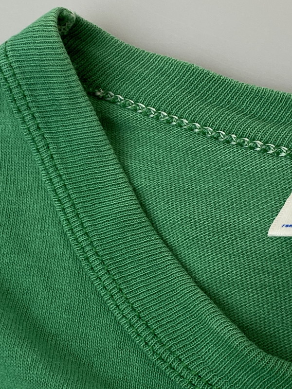 【現状渡し品】【メンズ】 RUSSEL ラッセル 80S USA製 SS PRINT TEE 80年代 アメリカ製 半袖 プリント Tシャツ メンズ トップス 146-250624-em-05-min サイズ：M カラー：グリーン 万代Net店