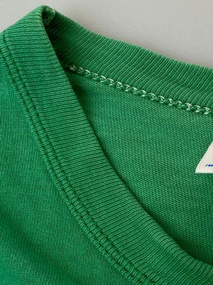 【現状渡し品】【メンズ】 RUSSEL ラッセル 80S USA製 SS PRINT TEE 80年代 アメリカ製 半袖 プリント Tシャツ メンズ トップス 146-250624-em-05-min サイズ：M カラー：グリーン 万代Net店