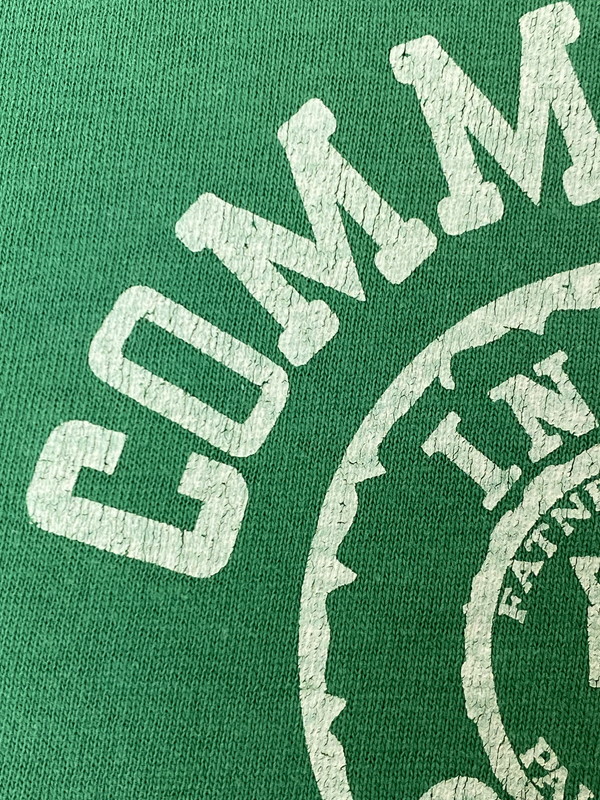 【現状渡し品】【メンズ】 RUSSEL ラッセル 80S USA製 SS PRINT TEE 80年代 アメリカ製 半袖 プリント Tシャツ メンズ トップス 146-250624-em-05-min サイズ：M カラー：グリーン 万代Net店