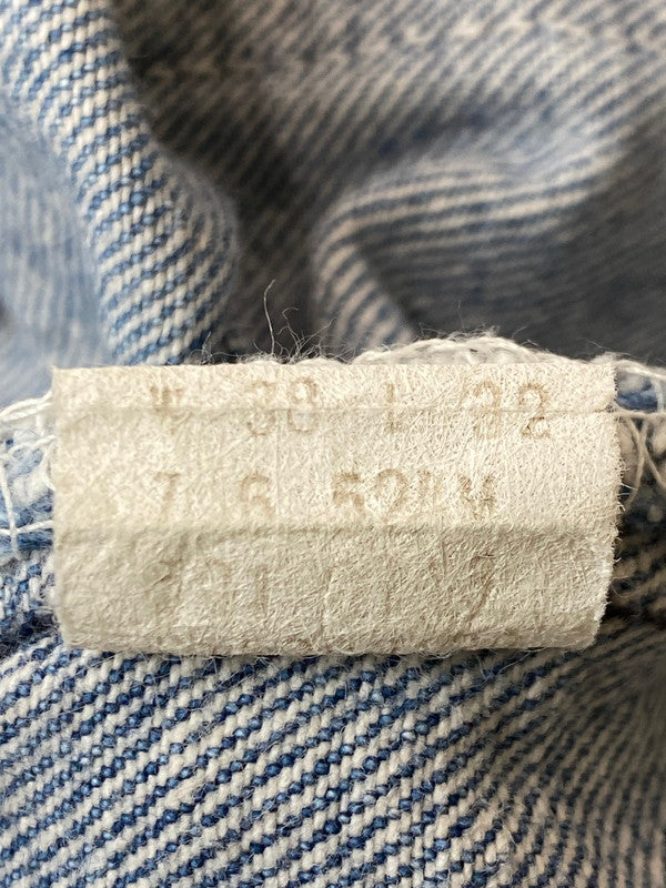 【現状渡し品】【メンズ】 Levi's リーバイス 524刻印 脇割 スモールE ボタンフライ デニムパンツ 501-0113 デニムパンツ ジーンズ メンズ ボトムス ジーパン 157-250624-em-25-min サイズ：38×32 カラー：インディゴブルー 万代Net店