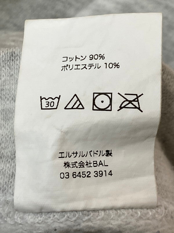 【中古品】【メンズ】 BAL バル TEISKELION HOODIE トリスケリオン フーディー メンズ トップス パーカー 142-250624-em-09-min サイズ：L カラー：ライトグレー 万代Net店