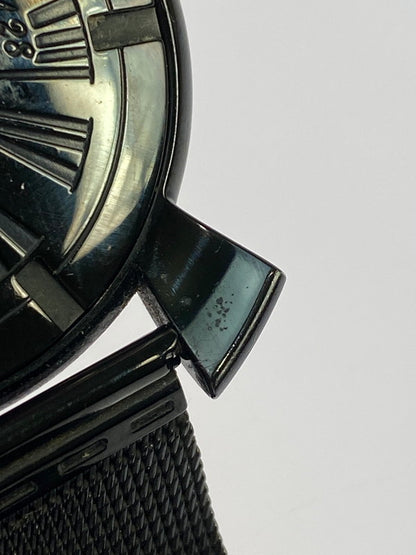 【中古品】【メンズ/レディース】 Gaga Milano ガガ・ミラノ 5082.1 マヌアーレ スリム 46 クォーツ時計 197-250821-yn-19-min カラー：ブラック 万代Net店