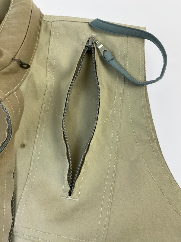 【中古品】【メンズ】 MARITHE FRANCOIS GIRBAUD マリテフランソワジルボー ギミック ベスト トップス 146-250626-jt-16-min サイズ：M カラー：ライトベージュ 万代Net店