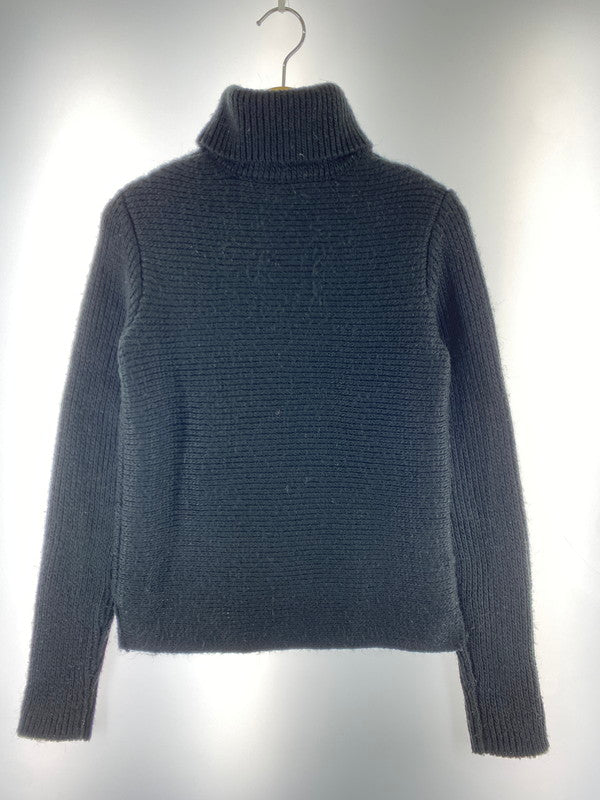 【中古品】【メンズ】 T ALEXANDER WANG ティーバイアレキサンダーワン タートルネックローゲージ ニット トップス 141-250626-jt-03-min サイズ：XS カラー：ブラック 万代Net店