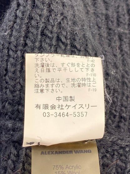 【中古品】【メンズ】 T ALEXANDER WANG ティーバイアレキサンダーワン タートルネックローゲージ ニット トップス 141-250626-jt-03-min サイズ：XS カラー：ブラック 万代Net店