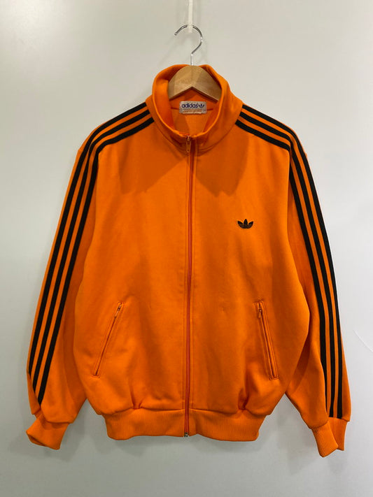 【中古品】【メンズ】 adidas アディダス TRACK JACKET 80S ADA-10F トラック ジャケット 80年代 ジャージ メンズ 148-250627-em-19-min サイズ：L カラー：オレンジ 万代Net店