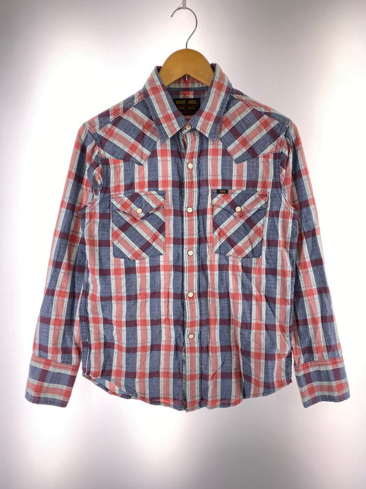 【中古品】【メンズ】 UES ウエス WEAR WELL WESTERN SHIRT ウエア ウィル ウェスタン シャツ トップス 145-250626-jt-13-min サイズ：1 カラー：ネイビー/レッド 万代Net店