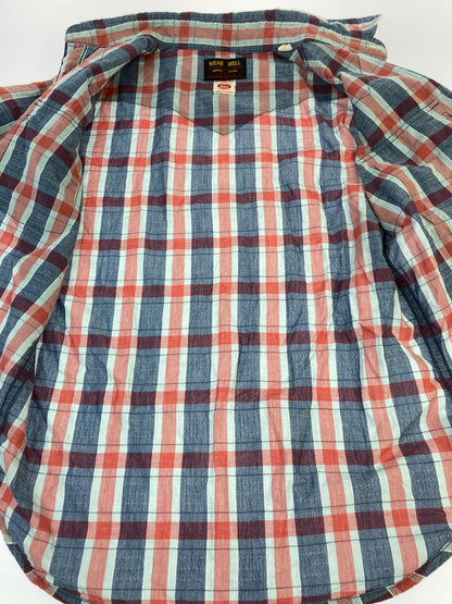 【中古品】【メンズ】 UES ウエス WEAR WELL WESTERN SHIRT ウエア ウィル ウェスタン シャツ トップス 145-250626-jt-13-min サイズ：1 カラー：ネイビー/レッド 万代Net店