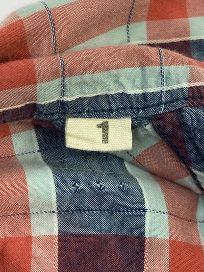 【中古品】【メンズ】 UES ウエス WEAR WELL WESTERN SHIRT ウエア ウィル ウェスタン シャツ トップス 145-250626-jt-13-min サイズ：1 カラー：ネイビー/レッド 万代Net店