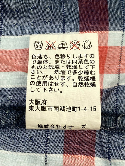 【中古品】【メンズ】 UES ウエス WEAR WELL WESTERN SHIRT ウエア ウィル ウェスタン シャツ トップス 145-250626-jt-13-min サイズ：1 カラー：ネイビー/レッド 万代Net店