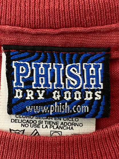 【中古品】【メンズ】 PHISH フィッシュ 00S JAPAN TOUR TEE 2000年代 日本 ジャパン ツアー Tシャツ メンズ トップス 146-250627-em-32-min サイズ：S カラー：レッド 万代Net店