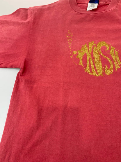 【中古品】【メンズ】 PHISH フィッシュ 00S JAPAN TOUR TEE 2000年代 日本 ジャパン ツアー Tシャツ メンズ トップス 146-250627-em-32-min サイズ：S カラー：レッド 万代Net店