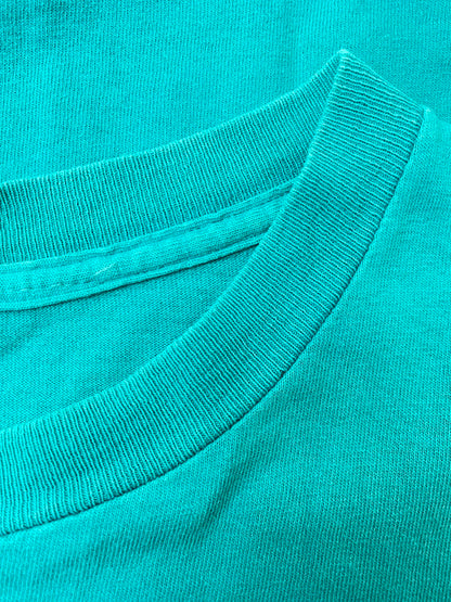 【現状渡し品】【メンズ】 90S HOLLYWOOD WOODPECKER TEE UNIVERSAL STUDIOS ユニバーサルスタジオ ハリウッド 90年代 ウッドペッカー 半袖 Tシャツ メンズ トップス 146-250627-em-30-min カラー：グリーン 万代Net店