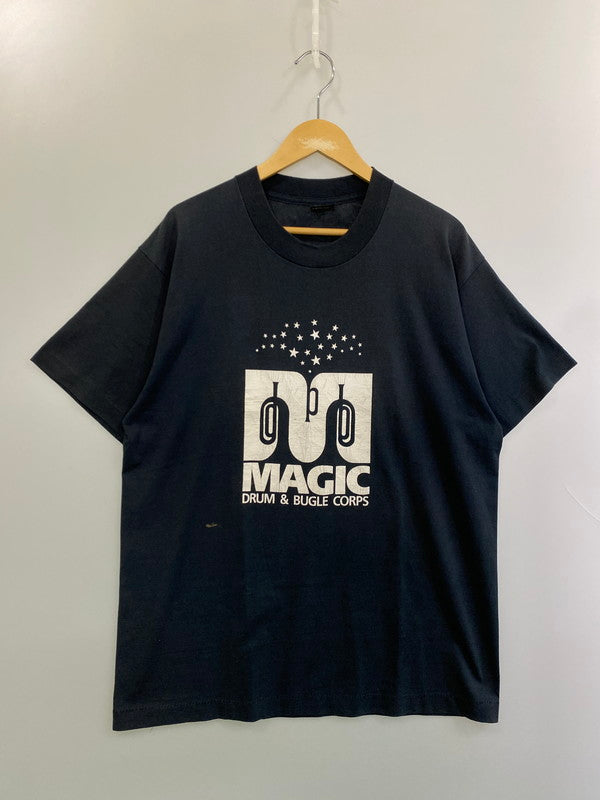 【現状渡し品】【メンズ】 MAGIC マジック 90S DRUM＆BUGLE CORPS TEE 90年代 ドラム・アンド・ビューグル コー Tシャツ トップス ドラムコー 146-250627-em-28-min サイズ：XL カラー：ブラック 万代Net店