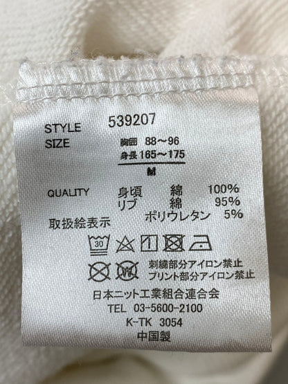 【中古品】【メンズ】 PANDIESTA JAPAN パンディエスタ ジャパン 刺繍 スウェット JAPAN 539207 ししゅう 長袖 メンズ トレーナー ジャージ 145-250627-em-26-min サイズ：M カラー：ホワイト 万代Net店