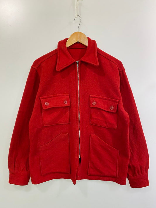 【現状渡し品】【メンズ】 VINTAGE 50S WOOL JACKET ヴィンテージ 50年代 ウール ジャケット メンズ アウター 146-250627-em-11-min カラー：レッド 万代Net店