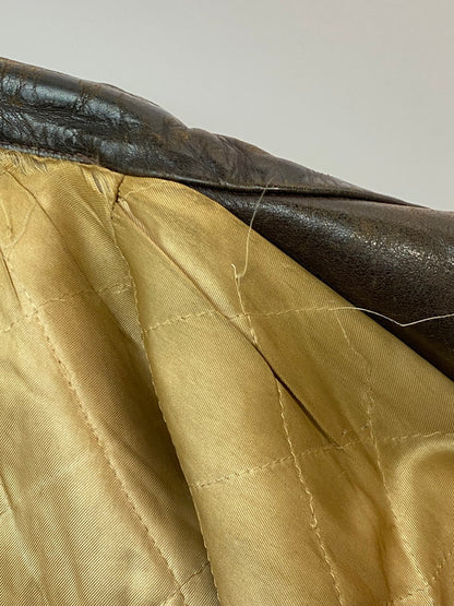 【現状渡し品】【メンズ】 CALIFORNIAN PONY HIDE カリフォルニアン ホース ハイド 50S LEATHER JACKET レザー ジャケット 50年代 メンズ アウター ヴィンテージ 146-250627-em-12-min カラー：ブラウン 万代Net店