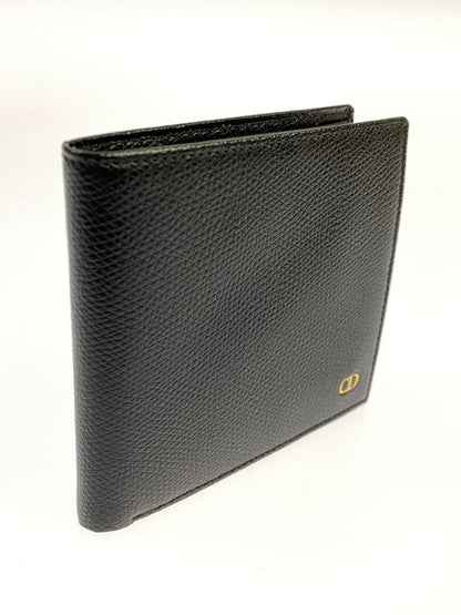 【LIFTる。景品】【中古品】【メンズ】 Christian Dior クリスチャンディオール 二つ折財布 財布 181-250627-jt-01-min カラー：ブラック 万代Net店