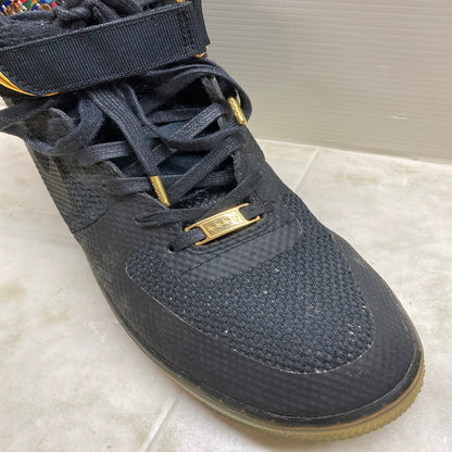 【中古品】【メンズ】 NIKE ナイキ 748280-001 AIR FORCE 1 CMFT LUX エアフォースワン スニーカー シューズ 靴 160-250705-cn-13-min サイズ：28.0cm カラー：BLACK/BLACK METALLIC GOLD 万代Net店