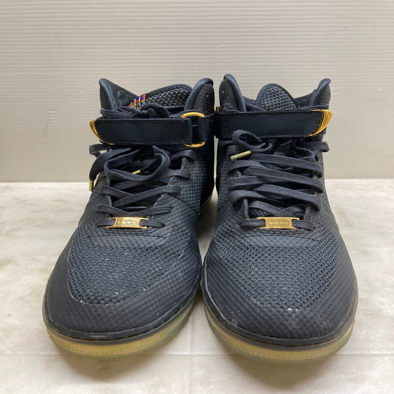 【中古品】【メンズ】 NIKE ナイキ 748280-001 AIR FORCE 1 CMFT LUX エアフォースワン スニーカー シューズ 靴 160-250705-cn-13-min サイズ：28.0cm カラー：BLACK/BLACK METALLIC GOLD 万代Net店