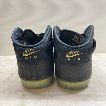 【中古品】【メンズ】 NIKE ナイキ 748280-001 AIR FORCE 1 CMFT LUX エアフォースワン スニーカー シューズ 靴 160-250705-cn-13-min サイズ：28.0cm カラー：BLACK/BLACK METALLIC GOLD 万代Net店