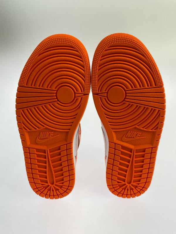 【中古美品】【メンズ】 NIKE ナイキ AIR JORDAN MID DM3531-800 ナイキ エアジョーダン1 ミッド スニーカー メンズ 靴 160-250629-em-07-min サイズ：25.5cm カラー：ORANGE WHITE 万代Net店