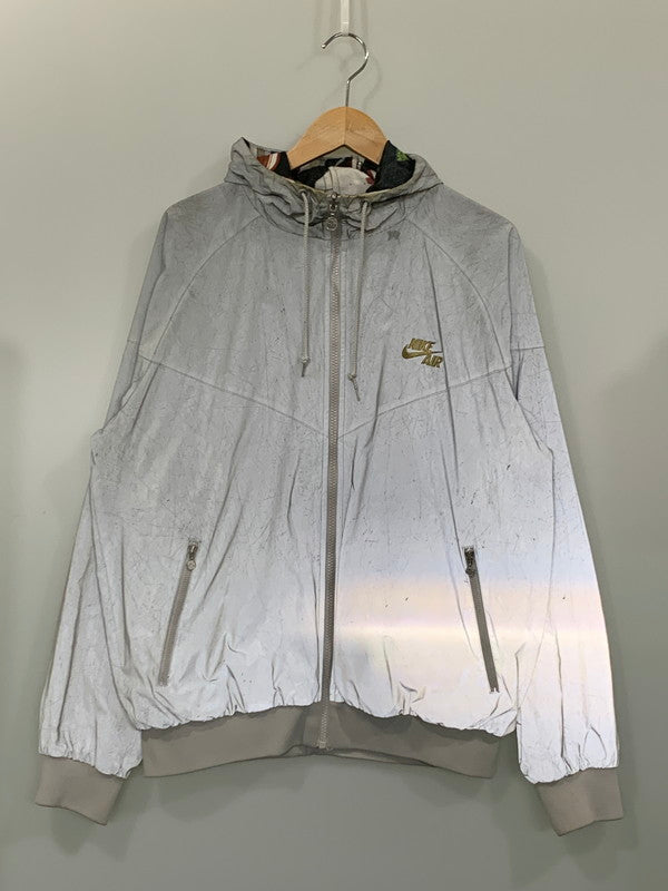 【中古品】【メンズ】 NIKE ナイキ AIR FORCE1 25周年 リフレクター ウインドブレーカー 2756 08 アウター 148-250627-jt-16-min サイズ：M カラー：グレー 万代Net店