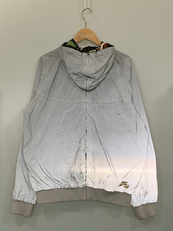 【中古品】【メンズ】 NIKE ナイキ AIR FORCE1 25周年 リフレクター ウインドブレーカー 2756 08 アウター 148-250627-jt-16-min サイズ：M カラー：グレー 万代Net店