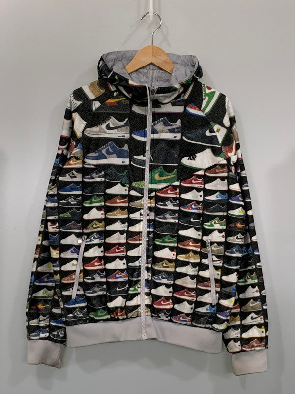 【中古品】【メンズ】 NIKE ナイキ AIR FORCE1 25周年 リフレクター ウインドブレーカー 2756 08 アウター 148-250627-jt-16-min サイズ：M カラー：グレー 万代Net店