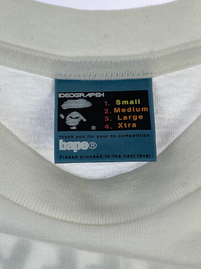 【中古品】【メンズ】 A BATHING APE アベイシングエイプ BABY MILO VS PUFFY T-SHIRT ベイビー マイロ ベイビー マイロ VS パフィー Tシャツ メンズ トップス 半袖 コラボ プリント 142-250629-em-22-min サイズ：S カラー：ホワイト 万代Net店