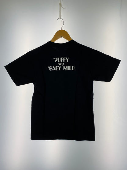 【中古品】【メンズ】 A BATHING APE アベイシングエイプ BABY MILO VS PUFFY T-SHIRT ベイビー マイロ ベイビー マイロ VS パフィー Tシャツ メンズ トップス 半袖 コラボ プリント 142-250629-em-27-min サイズ：S カラー：ブラック 万代Net店