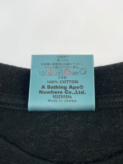 【中古品】【メンズ】 A BATHING APE アベイシングエイプ BABY MILO VS PUFFY T-SHIRT ベイビー マイロ ベイビー マイロ VS パフィー Tシャツ メンズ トップス 半袖 コラボ プリント 142-250629-em-27-min サイズ：S カラー：ブラック 万代Net店
