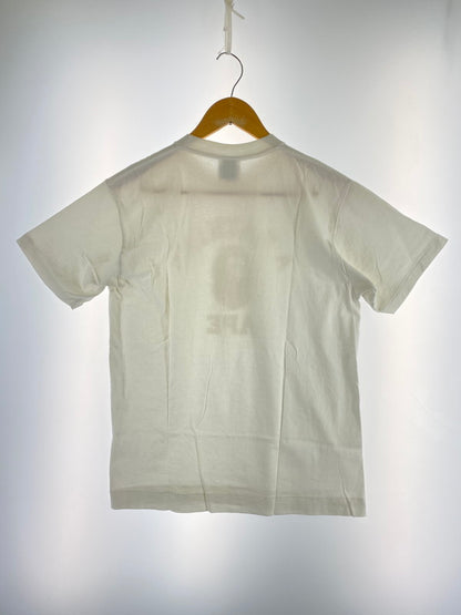 【中古品】【メンズ】 A BATHING APE アベイシングエイプ WHITE LOGO PRINT T-SHIRT ホワイト ロゴ プリント Tシャツ メンズ トップス 半袖 142-250629-em-23-min サイズ：M カラー：ホワイト 万代Net店
