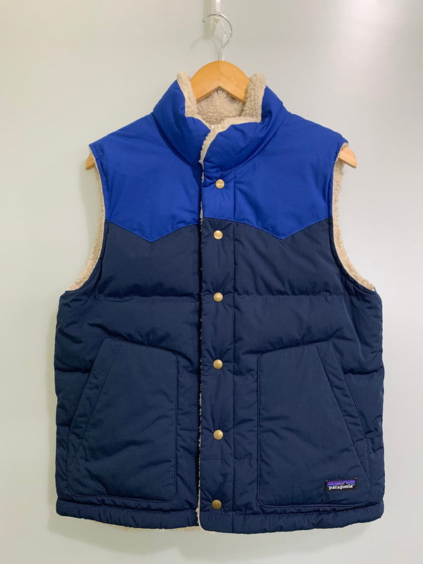 【中古美品】【メンズ】 patagonia パタゴニア 27588FA20 REVERSIBLE BIVY DOWN VEST リバーシブルダウンベスト 144-250630-ks-12-min サイズ：S カラー：ブルー/ネイビー/ベージュ系 万代Net店