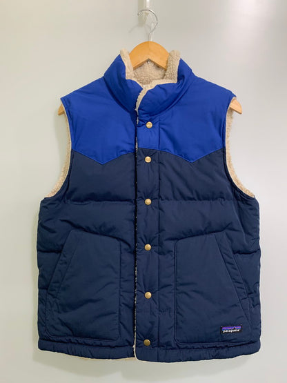 【中古美品】【メンズ】 patagonia パタゴニア 27588FA20 REVERSIBLE BIVY DOWN VEST リバーシブルダウンベスト 144-250630-ks-12-min サイズ：S カラー：ブルー/ネイビー/ベージュ系 万代Net店