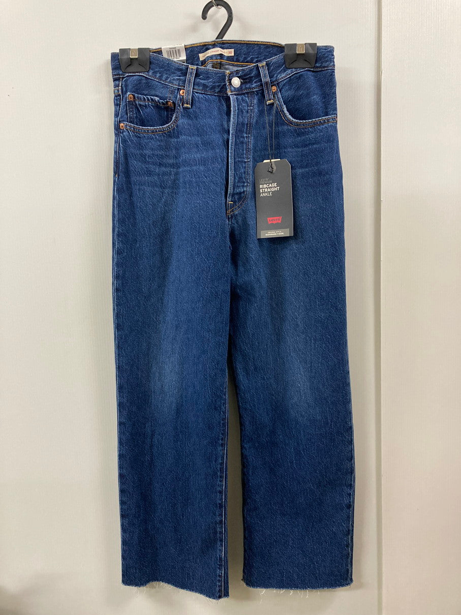 【中古美品】【メンズ】 Levi's リーバイス 72693-0089 RIBCAGE STRAIGHT ANKLE NOE DOWN デニムパンツ ボトムス 158-250628-AS-25-min サイズ：W30 カラー：インディゴ 万代Net店