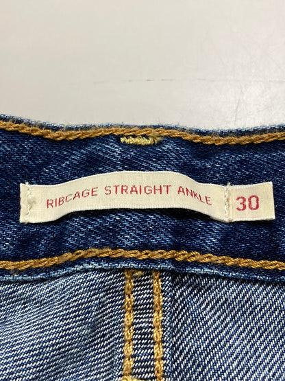 【中古美品】【メンズ】 Levi's リーバイス 72693-0089 RIBCAGE STRAIGHT ANKLE NOE DOWN デニムパンツ ボトムス 158-250628-AS-25-min サイズ：W30 カラー：インディゴ 万代Net店