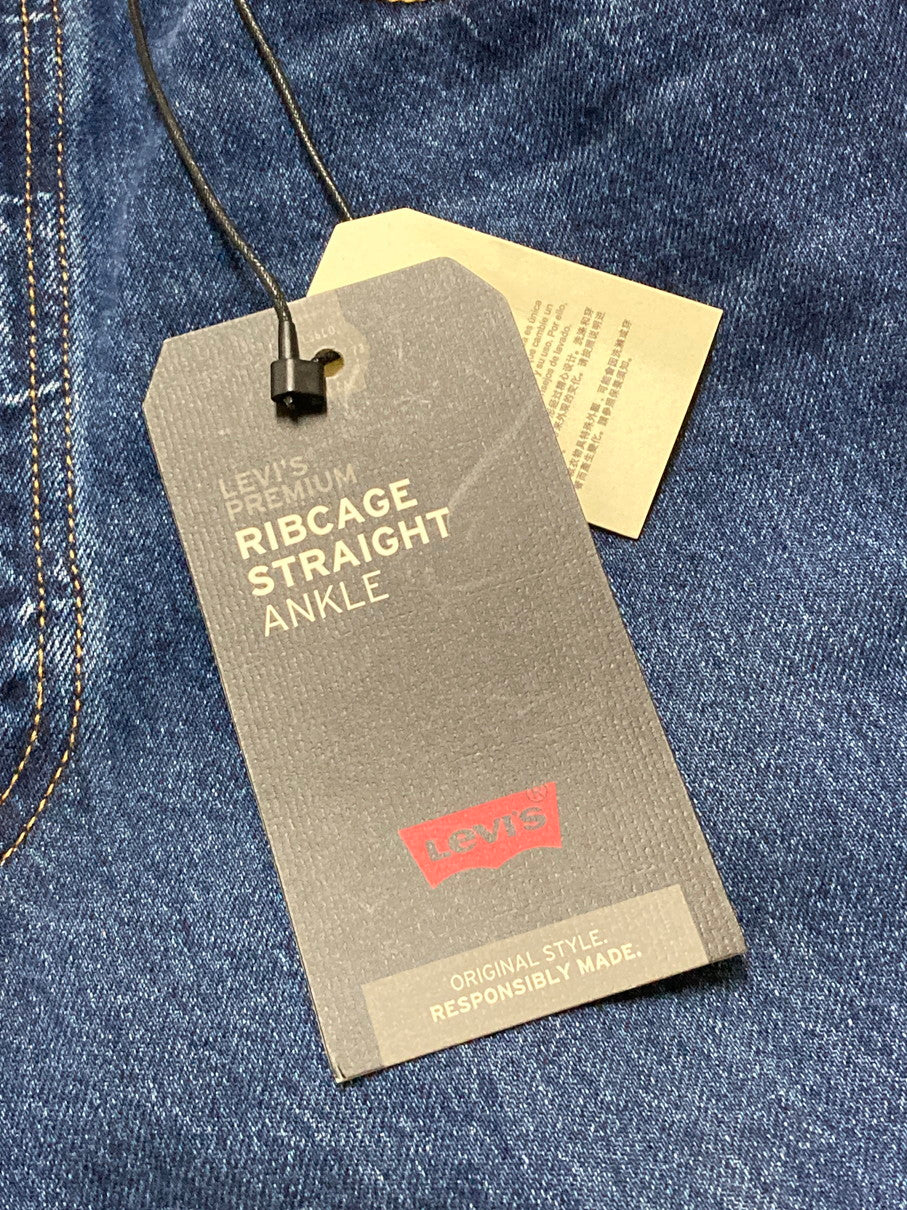 【中古美品】【メンズ】 Levi's リーバイス 72693-0089 RIBCAGE STRAIGHT ANKLE NOE DOWN デニムパンツ ボトムス 158-250628-AS-25-min サイズ：W30 カラー：インディゴ 万代Net店
