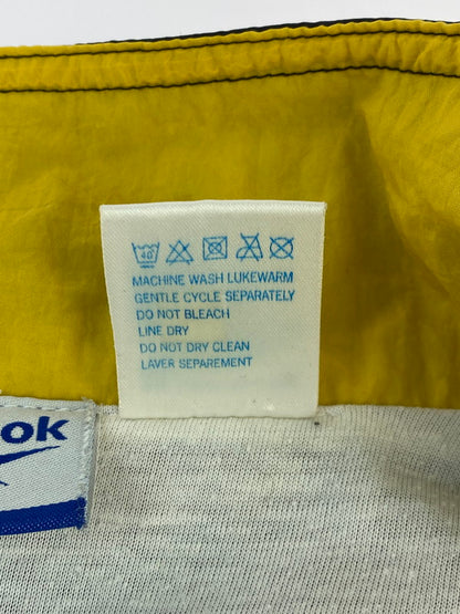 【中古品】【メンズ】 Reebok リーボック 90S NYLON JACKET ナイロンジャケット 146-250630-ks-05-min サイズ：L カラー：ブラック /ホワイト 万代Net店