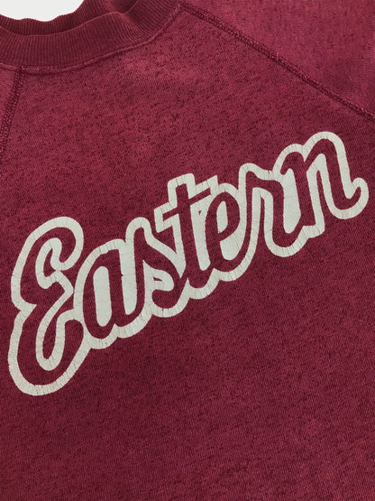 【中古品】【メンズ】 EASTERN イースタン 70'S RAGLAN SLEEVE SWEATSHIRT 70年代 ラグラン スリーブ スウェット トレーナー 146-251027-na-01-tag サイズ：M カラー：レッド系 万代Net店