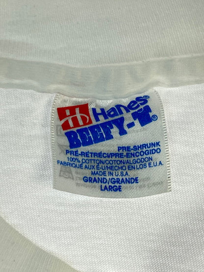 【中古品】【メンズ】 WHAD'YA KNOW 90S AMERICAN COMEDY TEE Tシャツ トップス 146-250630-ks-02-min サイズ：L カラー：ホワイト 万代Net店