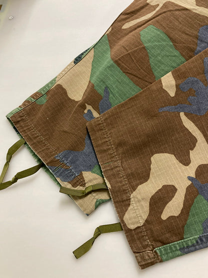 【現状渡し品】【メンズ】 U.S.ARMY ユーエスアーミー DLA100-85-C-0337 80'S WOODLAND CAMO M-65 FIELD PANTS フィールドパンツ ボトムス 157-250628-AS-19-min サイズ：W27×L31 カラー：カモフラージュ 万代Net店