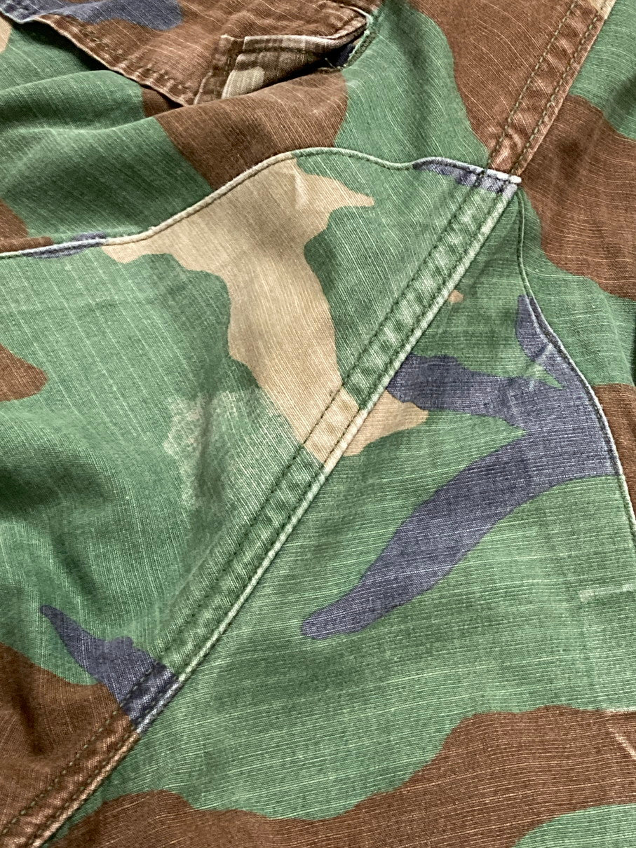 【現状渡し品】【メンズ】 U.S.ARMY ユーエスアーミー DLA100-85-C-0337 80'S WOODLAND CAMO M-65 FIELD PANTS フィールドパンツ ボトムス 157-250628-AS-19-min サイズ：W27×L31 カラー：カモフラージュ 万代Net店