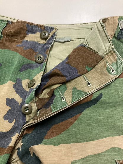 【現状渡し品】【メンズ】 U.S.ARMY ユーエスアーミー DLA100-85-C-0337 80'S WOODLAND CAMO M-65 FIELD PANTS フィールドパンツ ボトムス 157-250628-AS-19-min サイズ：W27×L31 カラー：カモフラージュ 万代Net店