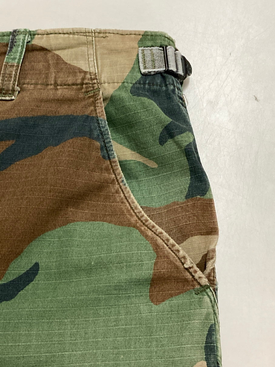 【現状渡し品】【メンズ】 U.S.ARMY ユーエスアーミー DLA100-85-C-0337 80'S WOODLAND CAMO M-65 FIELD PANTS フィールドパンツ ボトムス 157-250628-AS-19-min サイズ：W27×L31 カラー：カモフラージュ 万代Net店
