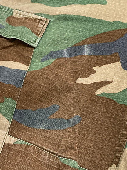 【現状渡し品】【メンズ】 U.S.ARMY ユーエスアーミー DLA100-85-C-0337 80'S WOODLAND CAMO M-65 FIELD PANTS フィールドパンツ ボトムス 157-250628-AS-19-min サイズ：W27×L31 カラー：カモフラージュ 万代Net店