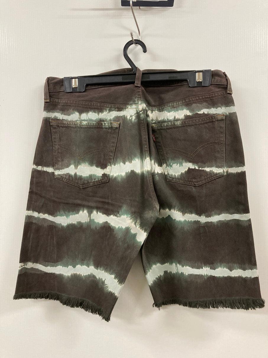 【中古品】【メンズ】 SOUTH2WEST サウスツーウエストエイト TIE-DYE HALF PANT ハーフパンツ ボトムス 151-250628-AS-8-min サイズ：M カラー：ブラウン系 万代Net店